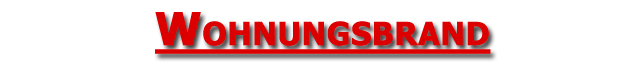 Wohnungsbrand